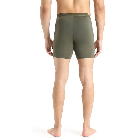 Icebreaker Men's Merino Bodyfit Anatomica Long Boxers Underwear Loden XL - Picture 2 of 9
